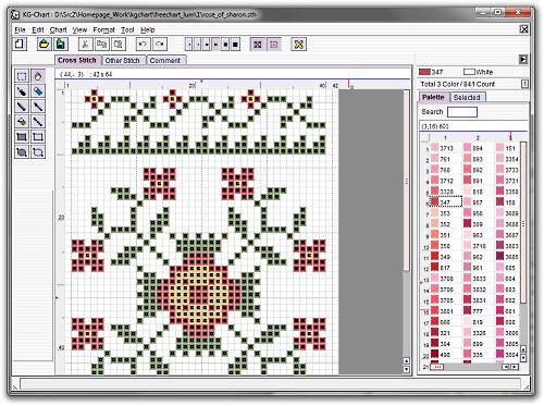 Cross stitch software pattern maker